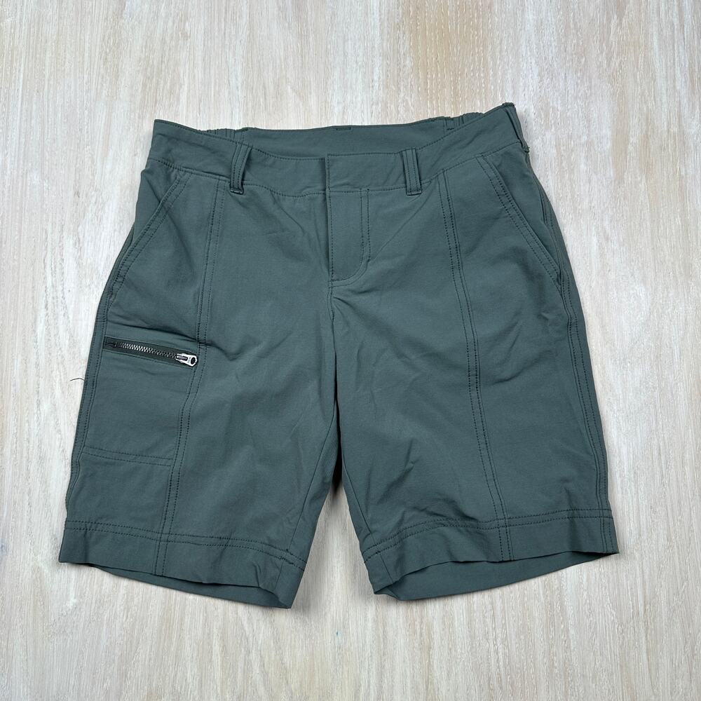 Athleta Dark Green Utility Performance Shorts